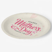 パーソナライズされたの母の日|紙プレート ペーパープレート (アングル)