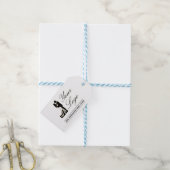 パーソナライズされたの結婚アイディアカスタムデザインの追加 ギフトタグ (より糸つき)