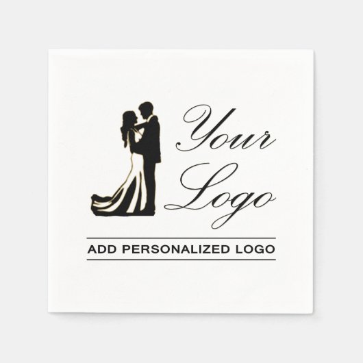 パーソナライズされたの結婚アイディアカスタムデザインの追加 スタンダードカクテルナプキン (正面)