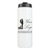 パーソナライズされたの結婚アイディアカスタムデザインの追加 タンブラー (正面)