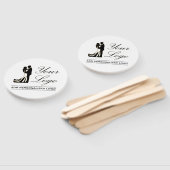 パーソナライズされたの結婚アイディアカスタムデザインの追加 ハンドファン (組立なし)