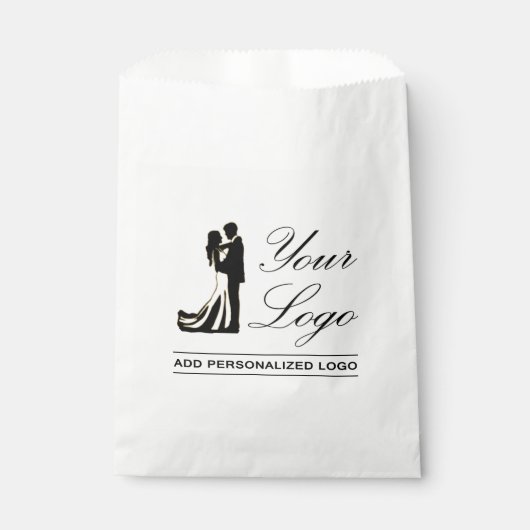 パーソナライズされたの結婚アイディアカスタムデザインの追加 フェイバーバッグ (正面)