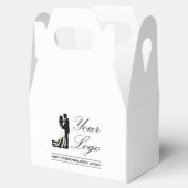 パーソナライズされたの結婚アイディアカスタムデザインの追加 フェイバーボックス (オープン)