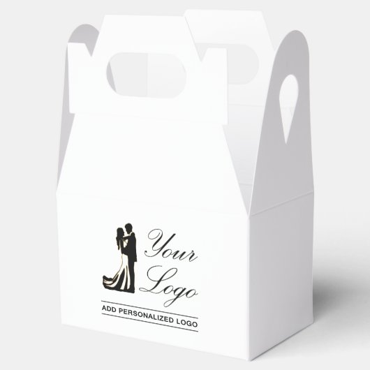 パーソナライズされたの結婚アイディアカスタムデザインの追加 フェイバーボックス (オープン)