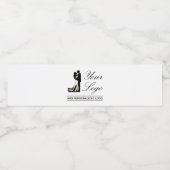 パーソナライズされたの結婚アイディアカスタムデザインの追加 ペットボトルラベル (シングルラベル)