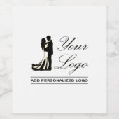 パーソナライズされたの結婚アイディアカスタムデザインの追加 ワインラベル (シングルラベル)