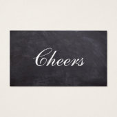 パーソナライズされたの結婚イベントドリンク券チケット (裏面)