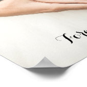 パーソナライズされたの結婚写真は永遠に ポスター (角)