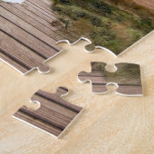 パーソナライズされたの結婚写真ジグソーパズル ジグソーパズル (側面)