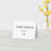 パーソナライズされたの結婚座席表 カード (黄色い花)