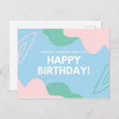 パーソナライズされたの賛美世界は… ポストカード (正面/裏面)