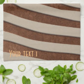 パーソナライズされたはっきりしたアニマルプリント キッチンタオル (折り畳み)