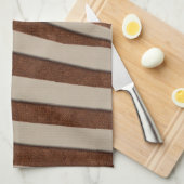 パーソナライズされたはっきりしたアニマルプリント キッチンタオル (四つ折り)