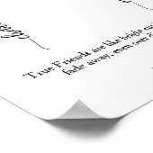 パーソナライズされたひまわり友最高の友ギフト ポスター (角)