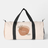 パーソナライズされたほほモダン ダッフルバッグ (正面)
