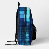 パーソナライズされたぼやけモダン型 プリントバックパック (左)