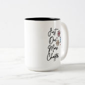 "パーソナライズされたもう一つの章"マグカップ" ツートーンマグカップ (正面右)