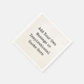 パーソナライズされたやる気を起こさせる引用文感動的DIY スタンダードカクテルナプキン (角)