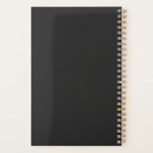 パーソナライズされたやる気を起こさせる引用文 プランナー手帳 (裏面)