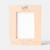 パーソナライズされたやる気を起こさせる抽象芸術 レーザー彫刻フレーム (正面)