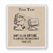 パーソナライズされたやる気を起こさせる生活の管理 シール (正面)