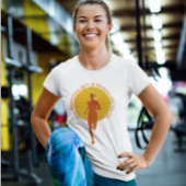 パーソナライズされたやる気を起こさせる走引用文 Tシャツ