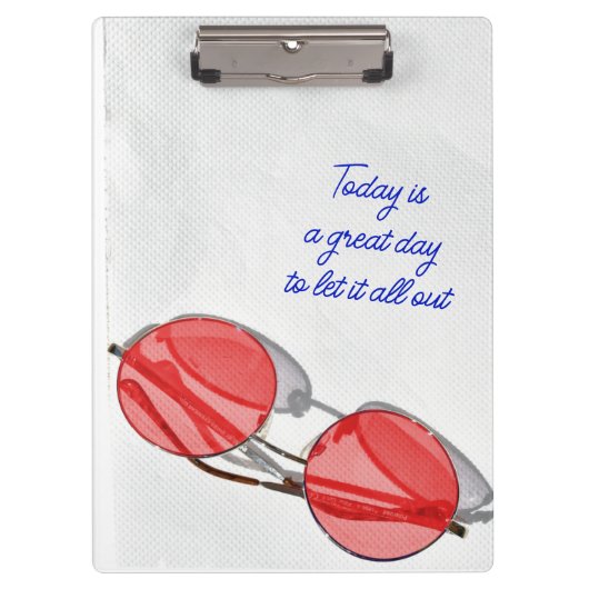 パーソナライズされたやる気を起こさせる クリップボード (正面)