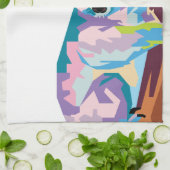 パーソナライズされたアカラフルートコアラ キッチンタオル (折り畳み)