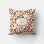 パーソナライズされたアニマルプリント クッション (裏面)