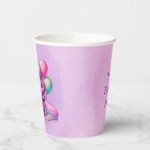 パーソナライズされたアニメアクソロトルガールズ誕生日 紙コップ (左)