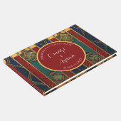 パーソナライズされたアフリカのウェディングゲストブック ゲストブック (コーナー)