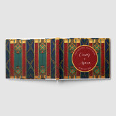 パーソナライズされたアフリカのウェディングゲストブック ゲストブック (全面)