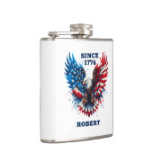 パーソナライズされたアメリカはっきりしたイーグル フラスク (右)