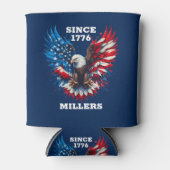 パーソナライズされたアメリカはっきりしたイーグル 缶クーラー (正面)