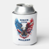 パーソナライズされたアメリカはっきりしたイーグル 缶クーラー (缶正面)