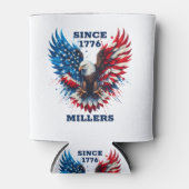 パーソナライズされたアメリカはっきりしたイーグル 缶クーラー (正面)