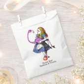 パーソナライズされたアリス・イン・ワンダーランド フェイバーバッグ (クリップ留めされた状態)