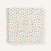 パーソナライズされたアルファベットABC名 ノートブック (正面)