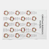 パーソナライズされたイエスが原因だ キッチンタオル (横)