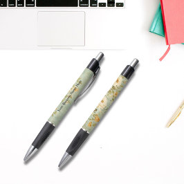 パーソナライズされたイエロークリームフローラ事業 ボールペン