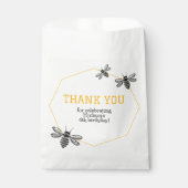 パーソナライズされたイエロービーの日かわいいモダン誕生日 フェイバーバッグ (正面)