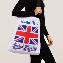パーソナライズされたイギリス国旗の伝統 クロスボディバッグ
