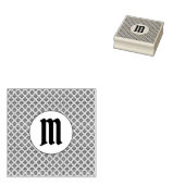 パーソナライズされたイニシャルゴム印 ラバースタンプ (押印)