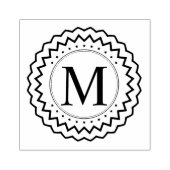 パーソナライズされたイニシャルバッジラベルシールゴム印 ラバースタンプ (インプリント)