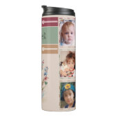 パーソナライズされたイニシャル名6枚の写真 タンブラー (回転右)