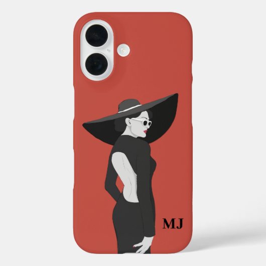 パーソナライズされたイニシャル文字Case-Mate iPhone Case-Mate iPhoneケース (裏面)