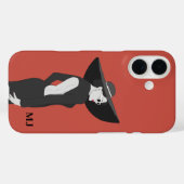 パーソナライズされたイニシャル文字Case-Mate iPhone Case-Mate iPhoneケース (裏面 (横))