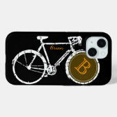 パーソナライズされたイニシャル・ネーム自転車 Case-Mate iPhoneケース (裏面 (横))