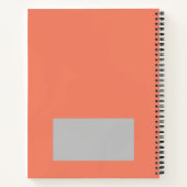 パーソナライズされたイメージチ最高のームのノートブック ノートブック (裏面)