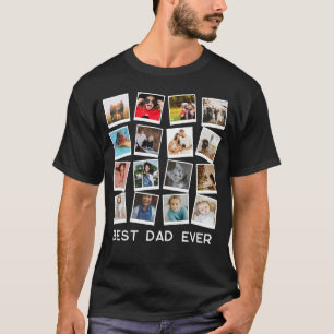 パーソナライズされたインスタグモダンラム写真コラージュ Tシャツ